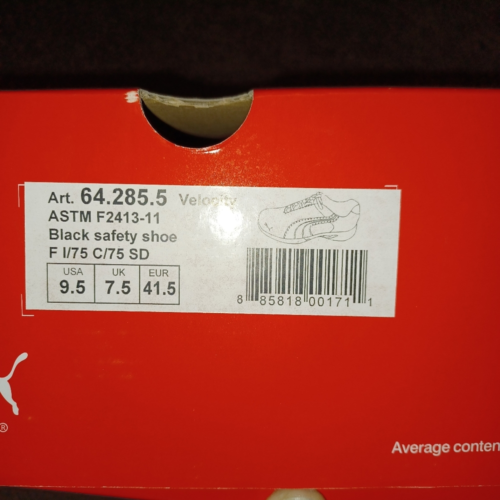Mens puma work shoes - Picture 6 of 6